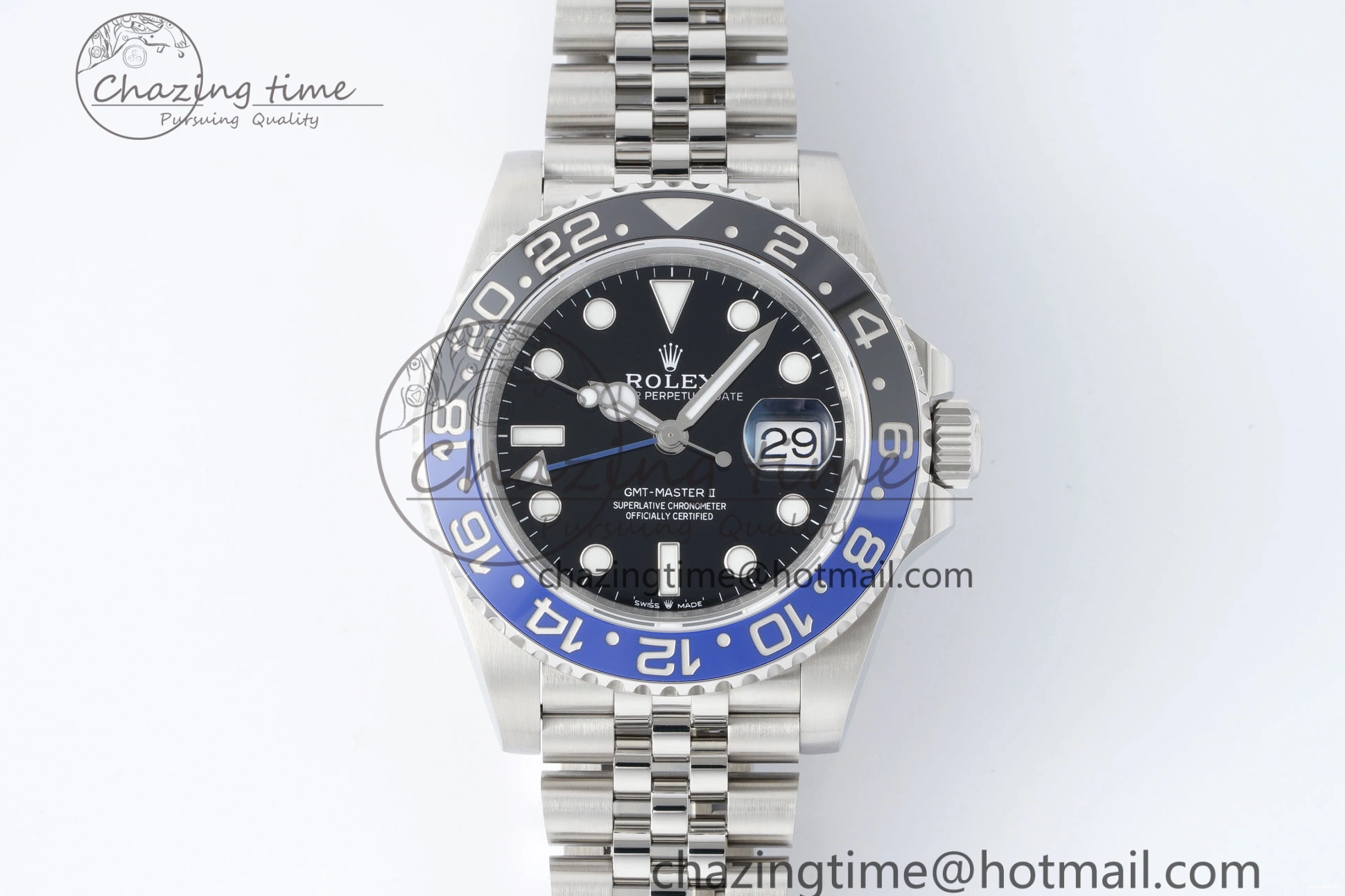 BLNR Jubilee Best Edition 126710 K3285 Factory SS CHS KING GMT II 904L Master Bracelet on 1:1 0105